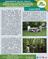 TALLER PARA EL FOMENTO DE LA RESTAURACION DEL PAISAJE FORERSTAL